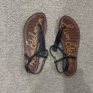 Sam Edelman Black and Brown Sandals